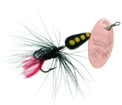 Panther Martin 6PMRF-CBBK Classic Patterns In-Line Spinner, #6, 1/4 Oz, Regular Fly Copper/Black/Black