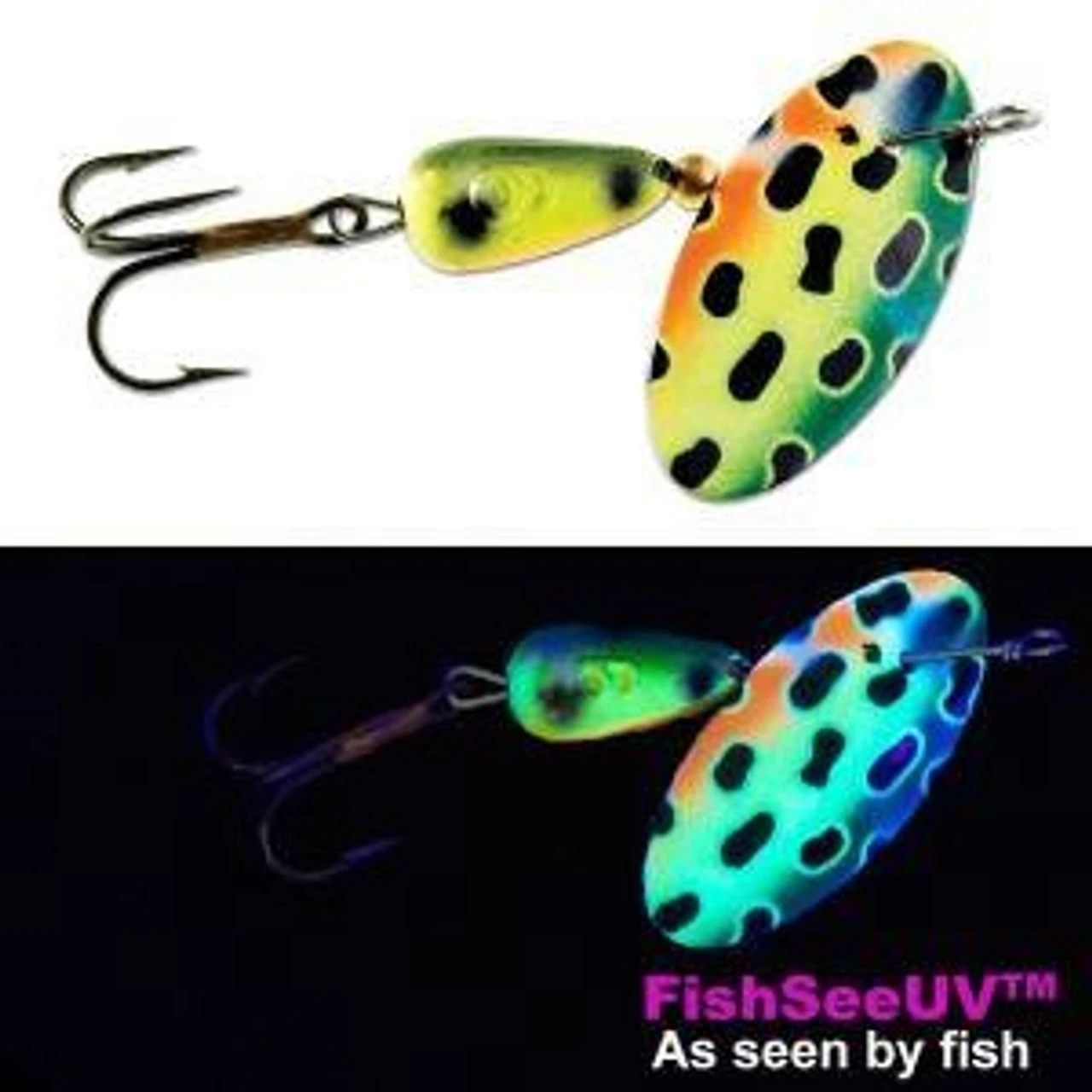 Panther Martin Vibrant UV In-Line Spinner, #4, 1/16 Oz, Bullfrog 3 Panther Martin Vibrant UV In-Line Spinner, #4, 1/16 Oz, Bullfrog
