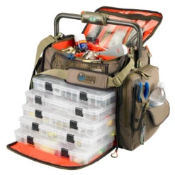 Wild River FRONTIER Lighted Bar Handle Tackle Bag W/5 PT3700 Trays - 46833