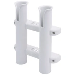 Sea-Dog Two Pole Side Mount Rod Storage Rack - White
