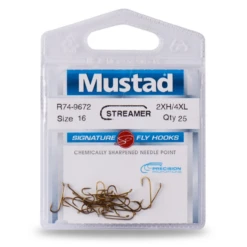 Mustad Signature Fly Hook 4X Long -Outlet Tackle Reel Crate Store Mustad R74 66317.1574712752