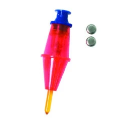 Eagle Claw - Torpedo Lighted Bobber W/ Batteries- 4" Red